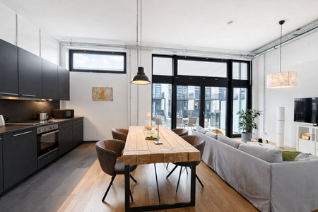 Modernes Wohnen im Tabakquartier – Stilvolle Loftwohnung mit großem Balkon - Photo 3