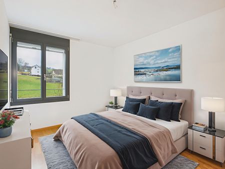 Modern 5.5-Zi-Maisonette-Attika apartment with terrace and view of the countryside, Muri AG - Photo 4