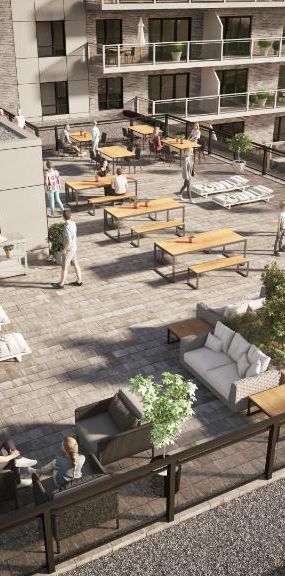 À LOUER 4 1/2 au 6e étage - Le Gabriel - Photo 1