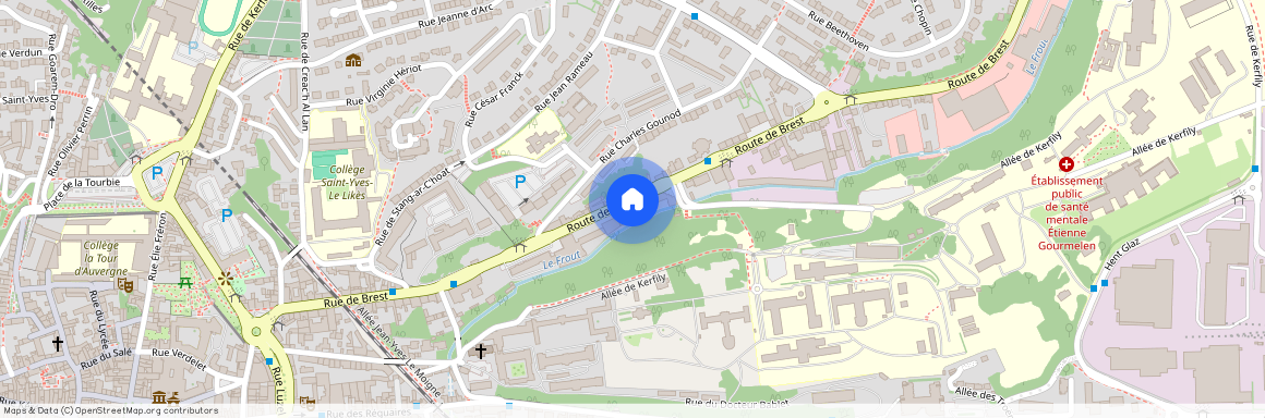 10 Hent Brest, 29000 Quimper, France