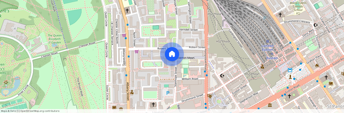 Stanhope Street, Euston - Camden NW1