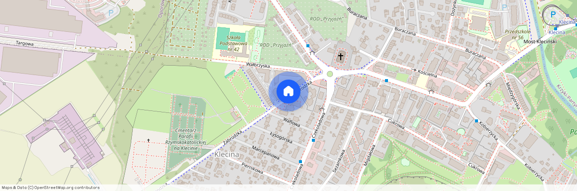 ul. Zabrodzka, Klecina, Krzyki, Wrocław, dolnośląskie