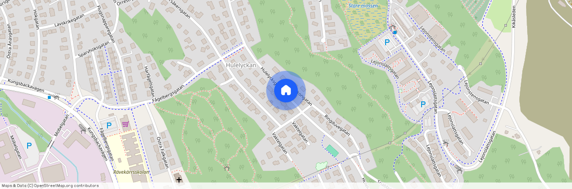 Hulelycksgatan, Mölndal