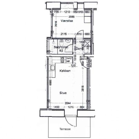 Hyggelig 2-værelses i indre by - beliggende i baggård - Foto 4