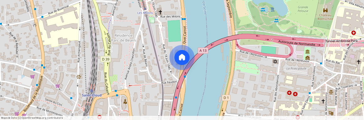 Quai du Président Carnot, Francja, Saint-Cloud