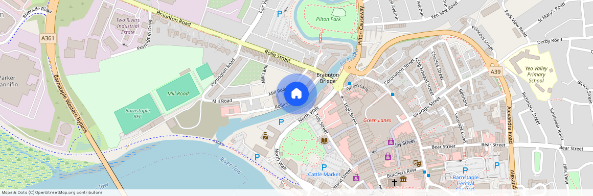 ROLLE QUAY, BARNSTAPLE, DEVON, EX31 1JE