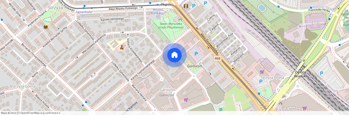 ul. Karola Szymanowskiego, Wrzeszcz Górny, Gdańsk, pomorskie