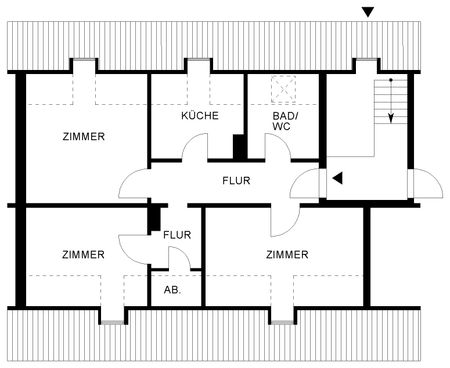 Dachgeschosswohnung in zentraler Lage // DG rechts - Foto 5