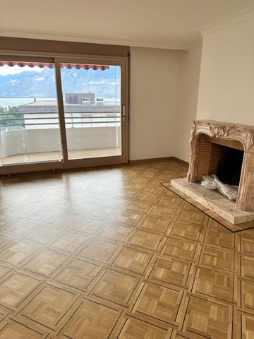 À louer - Appartement de 3.5 pièces à Clarens, balcon, cheminée et place de parc - Photo 4