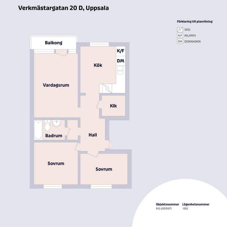 Verkmästargatan 16 C, 75436, Uppsala - Photo 1