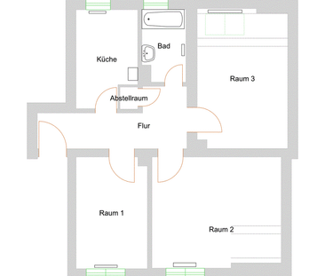 Gemütliche 3-Zimmer- Dachgeschoss-Wohnung - in der Innenstadt! - Foto 5