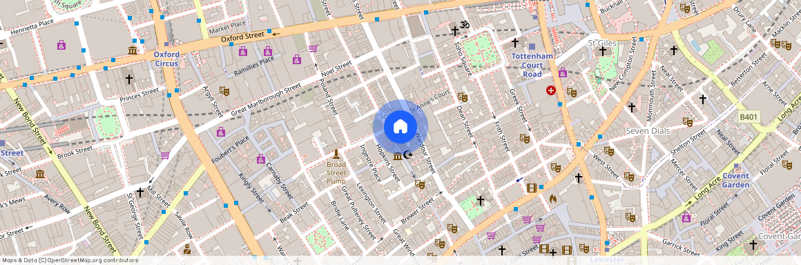 Duck Lane, London, Greater London, Soho, W1F