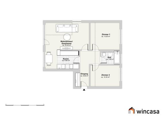 "Mieten ohne Kaution - Erstbezug nach Sanierung an ruhiger Lage" - Foto 1
