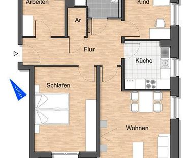 Homeoffice? 4-Zimmer-Neubauwohnung im Sonnenkamp! - Photo 1