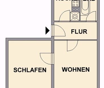 2-Raum-Wohnung - Photo 1