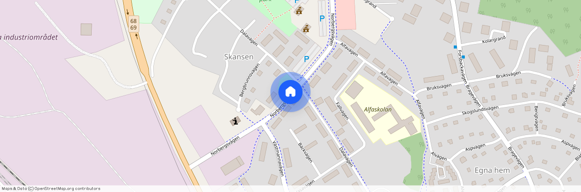 Norbergsvägen, Fagersta