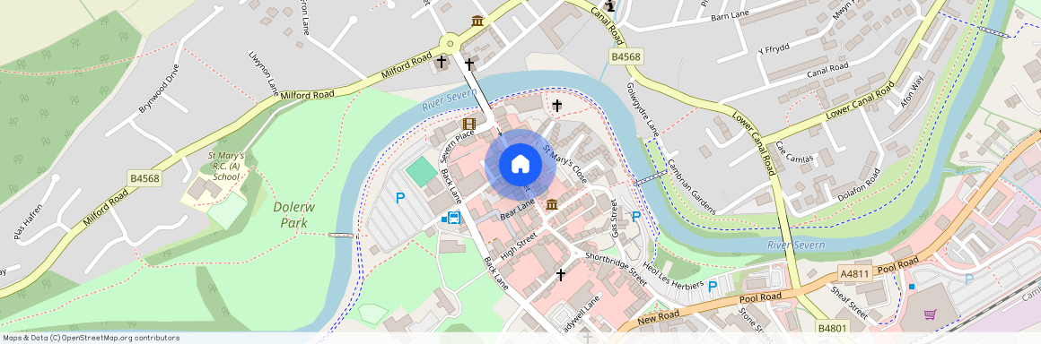 Broad Street, Newtown, Powys, SY16