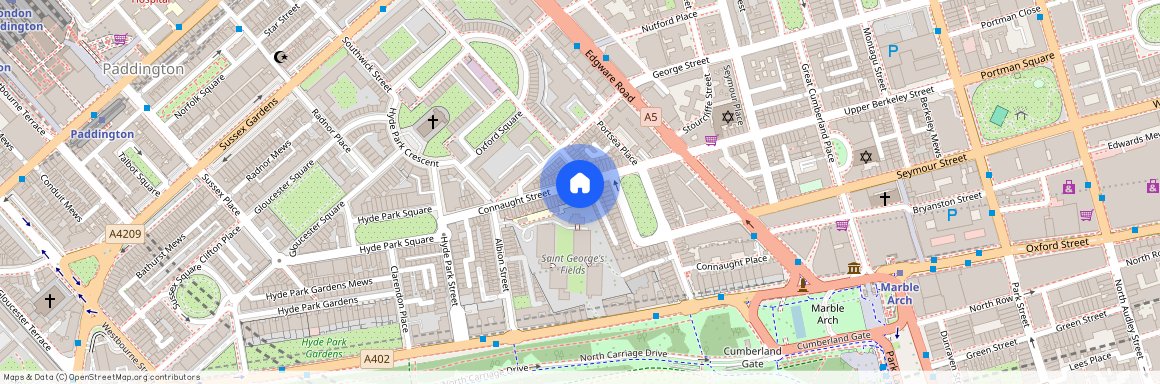 Connaught Street, Hyde Park, London, W2