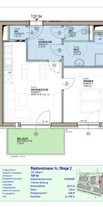 2-Zimmer-Wohnung mit Balkon, Top 4 - Foto 4