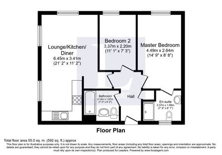 2 bedroom apartment to rent Greenkeepers Road, Great Denham, Bedford, Bedfordshire, MK40 - Photo 4