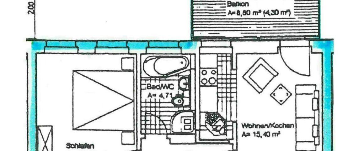 Gemütliche 2-Zimmer-Wohnung mit großem Südbalkon in guter Lage von Pirna! - Foto 1