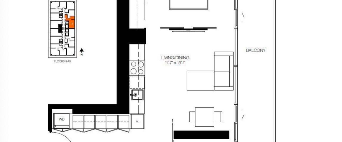 For Lease - 50 Charles Street Unit# 3413, Toronto, Ontario - Photo 1