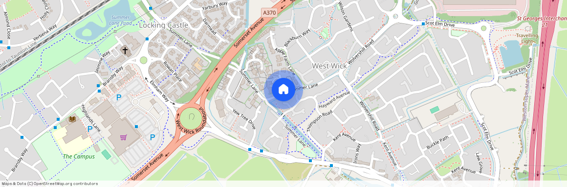 North Somerset, Weston-super-Mare, West Wick