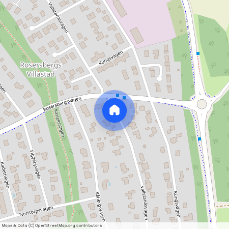 Vallstanäsvägen, Rosersberg