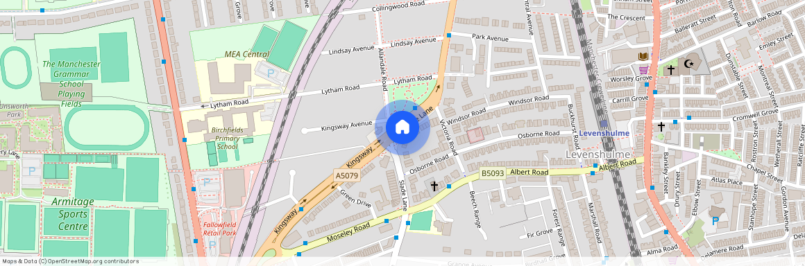 Slade lane, Fallowfield, Manchester, M19 2AE