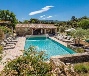 Luberon - Mas d'exception avec vue dégagée et piscine chauffée - Photo 3