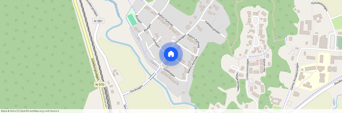 Abborrvägen, Kungsbacka