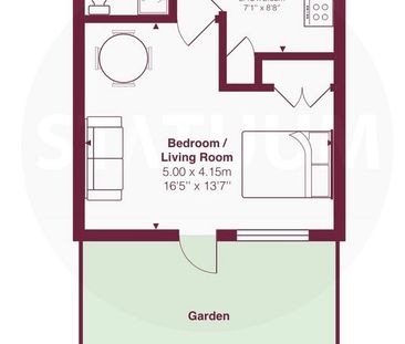 Studio to rent - Photo 3