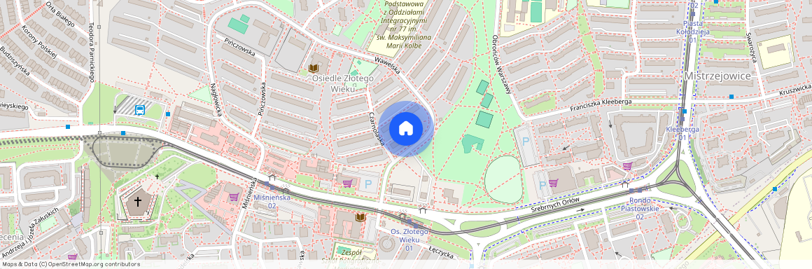 Osiedle Złotego Wieku 25, Kraków, Mistrzejowice, Os. Złotego Wieku