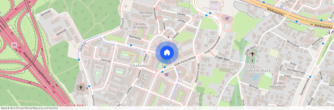 ul. Gryfa Pomorskiego, Wielki Kack, Gdynia, pomorskie