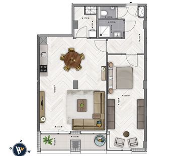 Appartement te huur: Prinses Beatrixstraat 343 7551 BK Hengelo (OV) - Photo 2