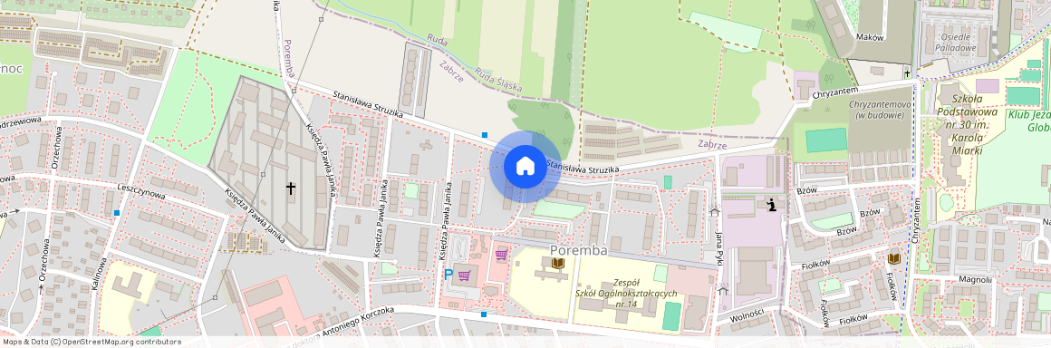 Zaborze, ul. Stanisława Struzika, Zabrze