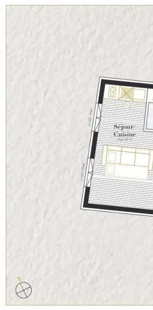 Appartement à louer 1 pièce 25.17m² - Photo 1