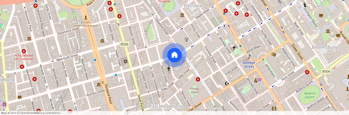 Fitzrovia, New Cavendish Street, W1W 6YL, London