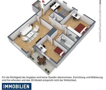 Umfassend sanierte Wohnung im iydillischen Berghofen zu vermieten - Foto 1