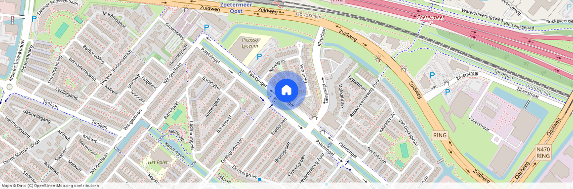 Rokkeveen-Oost, 2718 NT, Paletsingel, Zoetermeer