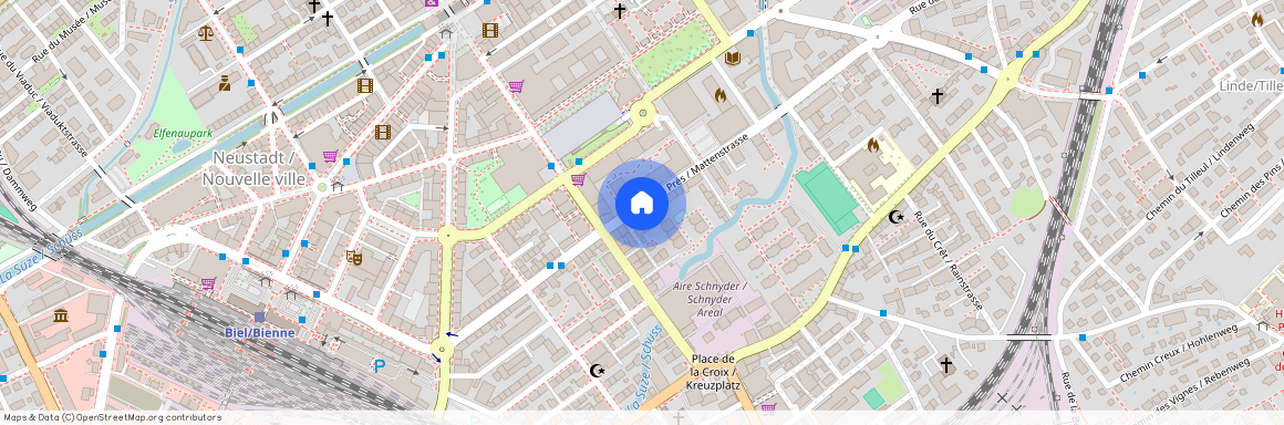 2503, Biel (BE), Rue Des Prés / Mattenstrasse, 60