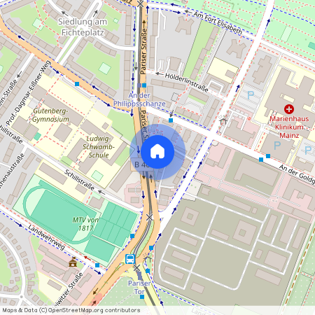 Pariser Str. 8, 55131, Mainz Ot Oberstadt