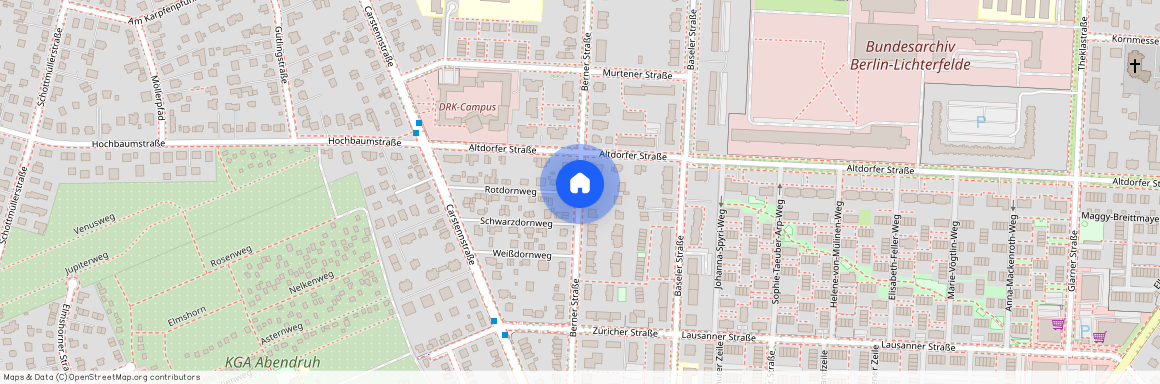 Berner Straße, 12205 Berlin - Lichterfelde