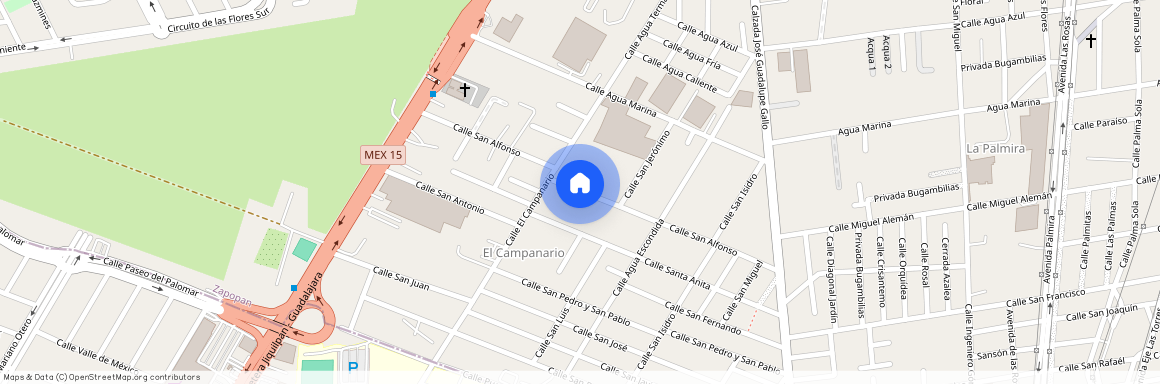 Renta de departamento San Alfonso #308, Colonia El Campanario, C.P. 45234, Jalisco
