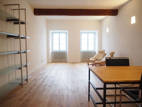 Wohnatelier in Ottensheim Zentrum, direkt an der Donaupromenade! 82 m² WNFL, Küche inkl. Geräte möbliert! Inkl. Terrasse vorm Haus! - Foto 1