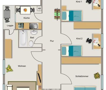 Wir vermieten Platz für die ganze Familie - Photo 4