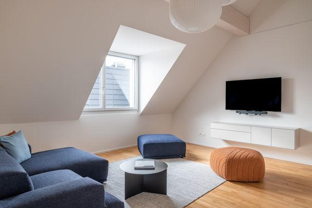 4min zum HB - möblierte 3.5 Zimmerwohnung mit Dachterasse - Photo 1