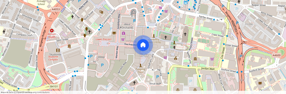 Greyfriars, Coventry City Centre