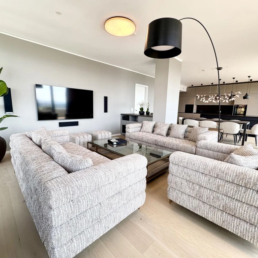 TOP-möbliertes Apartment mit Rundumblick & Goodies (Gym, Pool, Spa, Lounges, Doorman): Neubau-Erstbezug Neue Donau - Photo 1