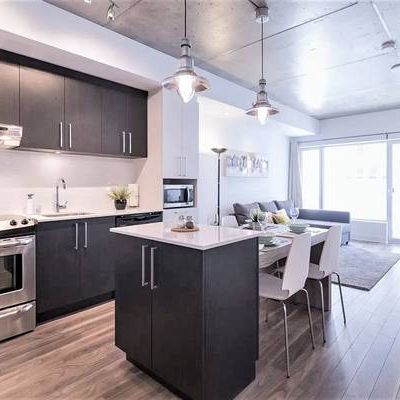 Montreal Furnished Condo Rental Fully Equiped - Bright 1 Bed, 1 Bath - Photo 1